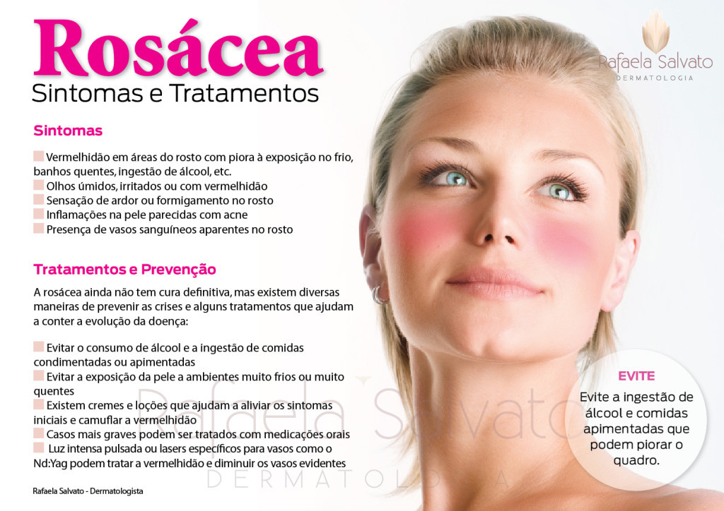 rosácea dermatologista florianopolis Rafaela Salvato